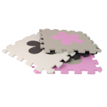 Penové puzzle 25 ks - ružové Penové puzzle 25 ks - ružové